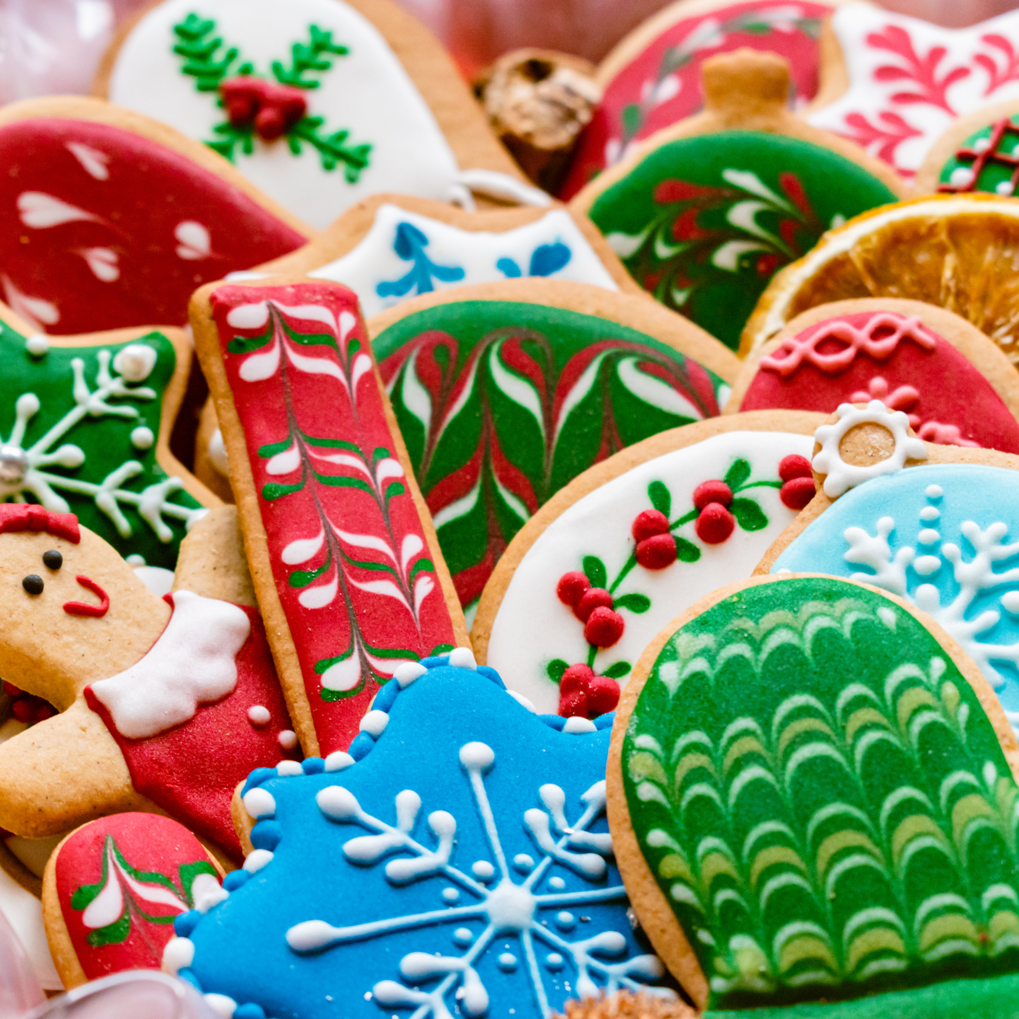 Hand Decorated Christmas Cookies