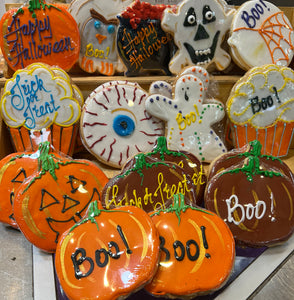Hand-Decorated Halloween Cookies
