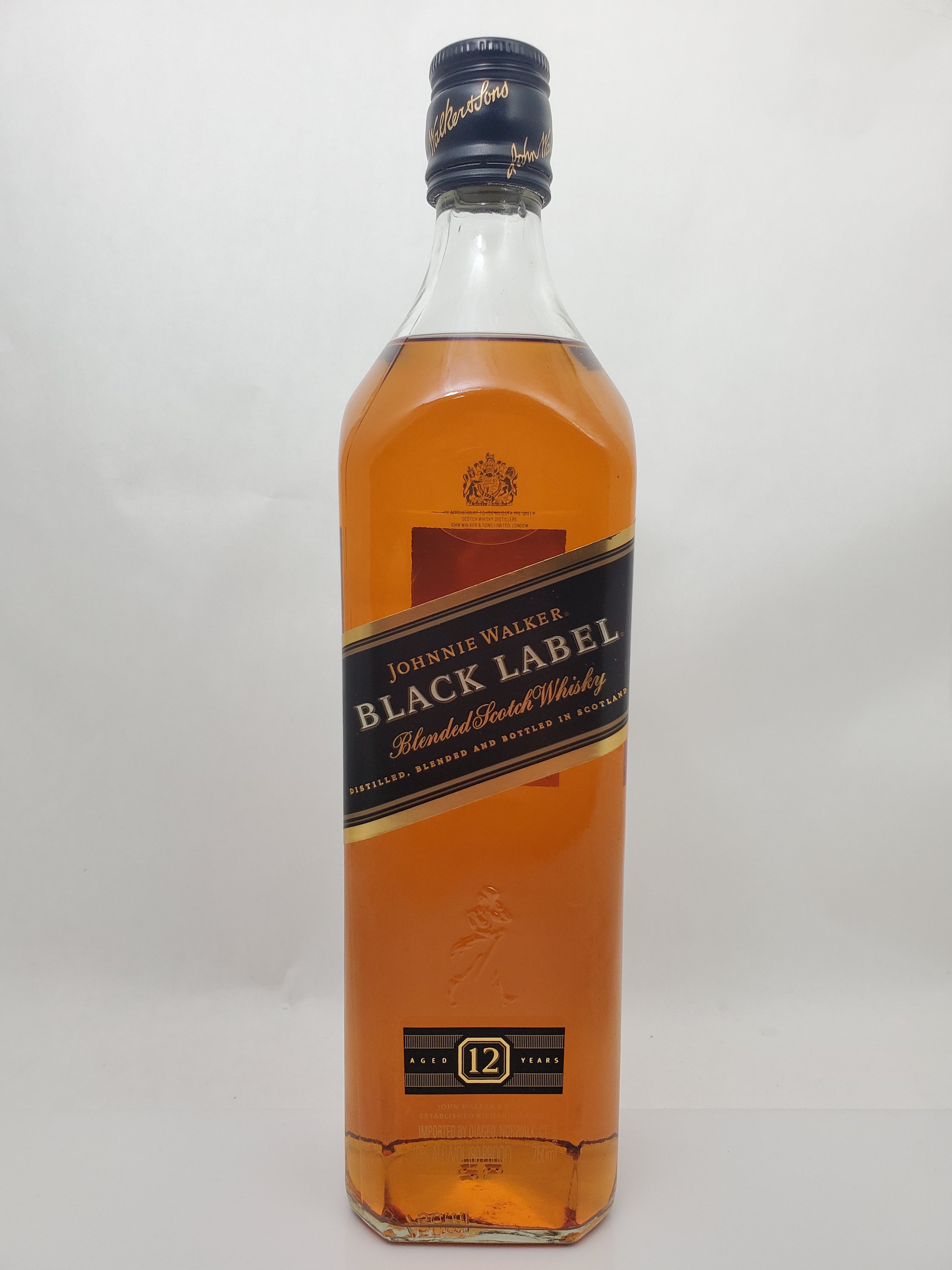 Johnny Walker Black Label Scotch Whiskey 750 ml