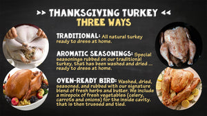 "ALL NATURAL" Bone-In Turkey Breast - Serves 6-8