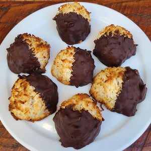 Chocolate Dipped Macaroons (2 Per Order)
