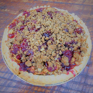 Apple Cranberry Crumb Pie