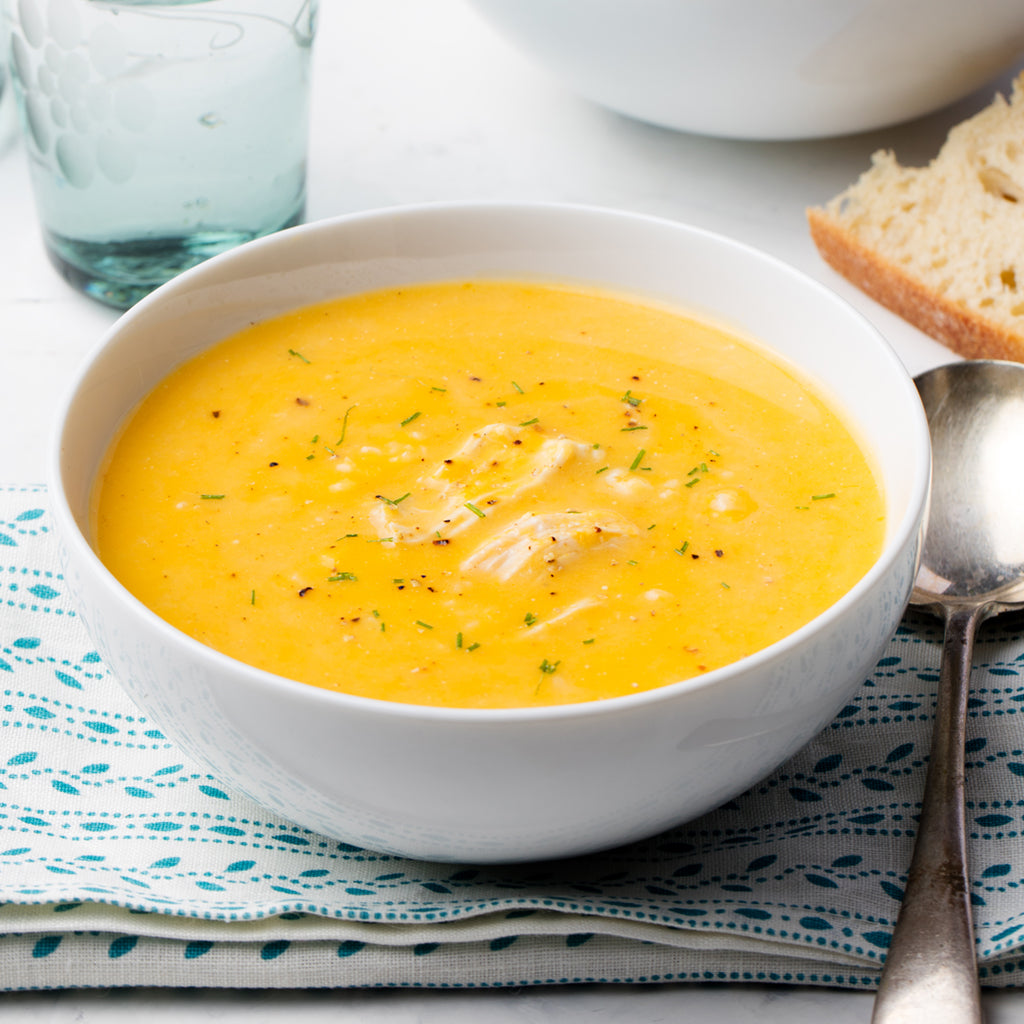 Butternut Squash & Crab Meat Bisque