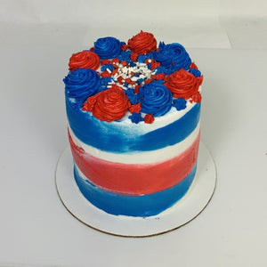 Red, White, and Blue Cutie Cake