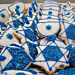 Handmade Hanukkah Cookies