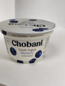 Chobani Blueberry Greek Yogurt 5.3oz (150g)