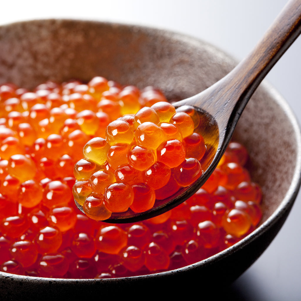 Salmon Roe Frame Salmon Roe (Ikura) - Premium Caviar | Wagshal's