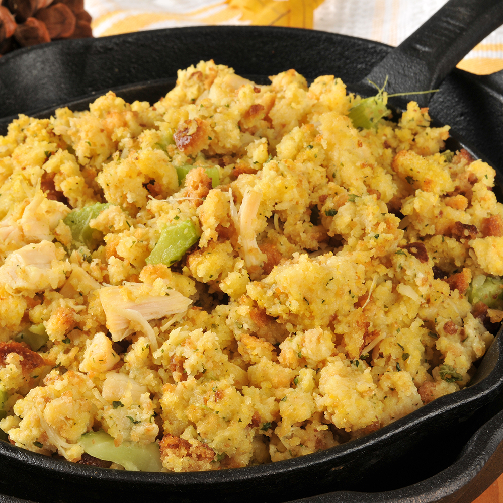 Cornbread Stuffing with Fresh Herbs