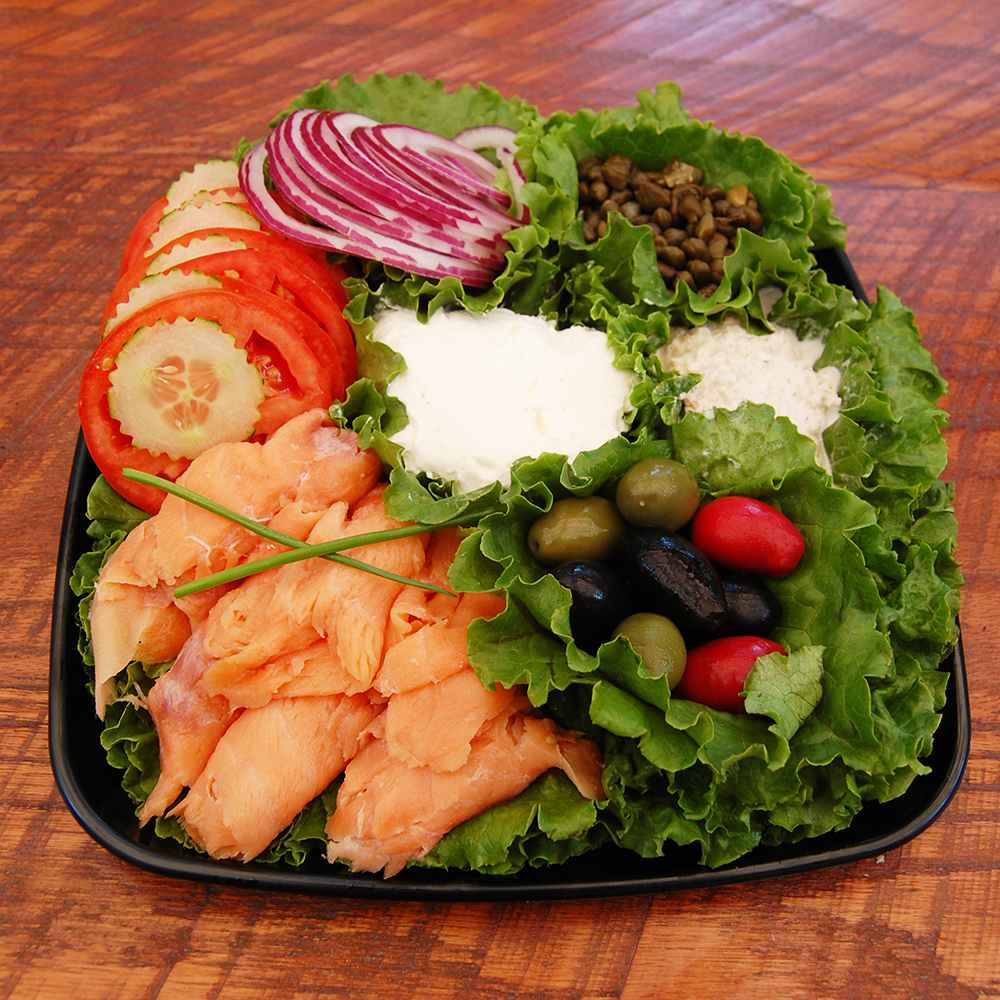Smoked Salmon and Whitefish Salad Platter (serves 3-4)