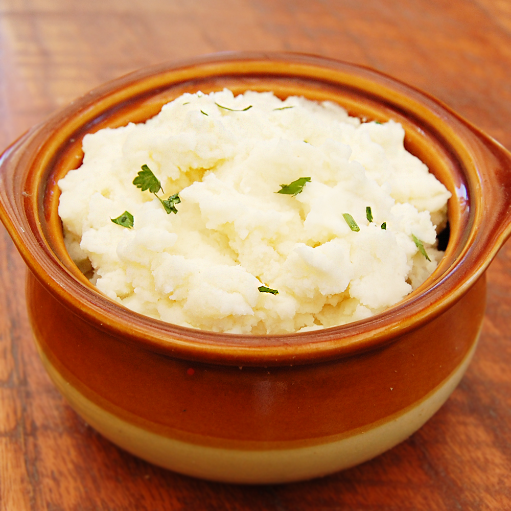 Rustic Mashed Potatoes with Sweet Butter