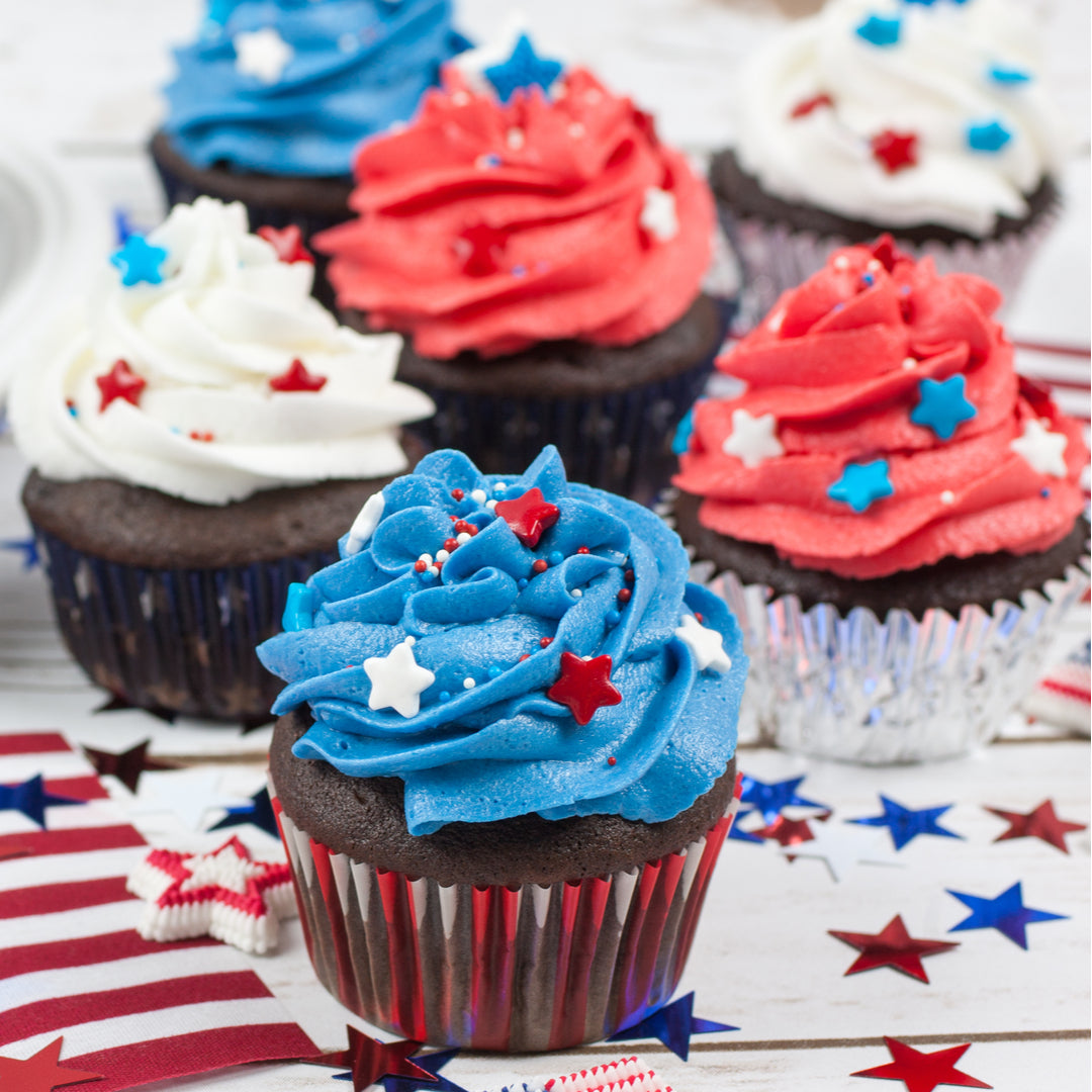 4th of July Cupcake Chocolate