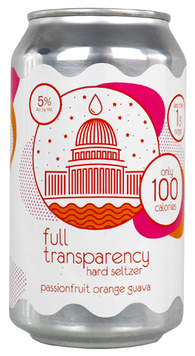 Full Transparency Passion Fruit Guava Hard Seltzer 6 pack